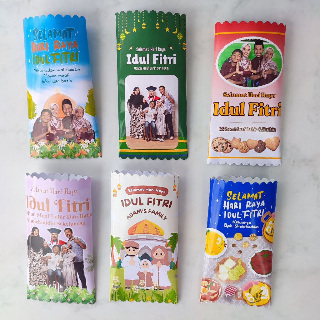 

Amplop lebaran permen dan snack uang bisa dilipat custom nama dan foto amplop idul fitri amplop unik