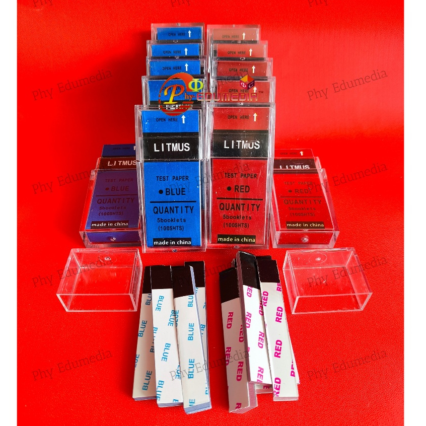 Kertas Lakmus / Lakmus Merah / Lakmus Biru / Alat Cek Air Ketuban Ecer Per Booklet RRT