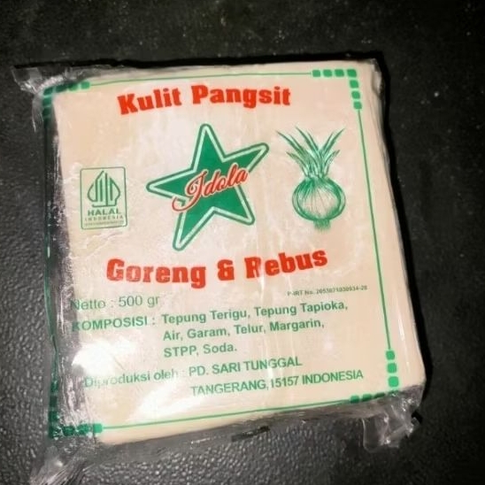 

Pangsit Goreng Spesial Bawang Merk A.Q berat 500gram