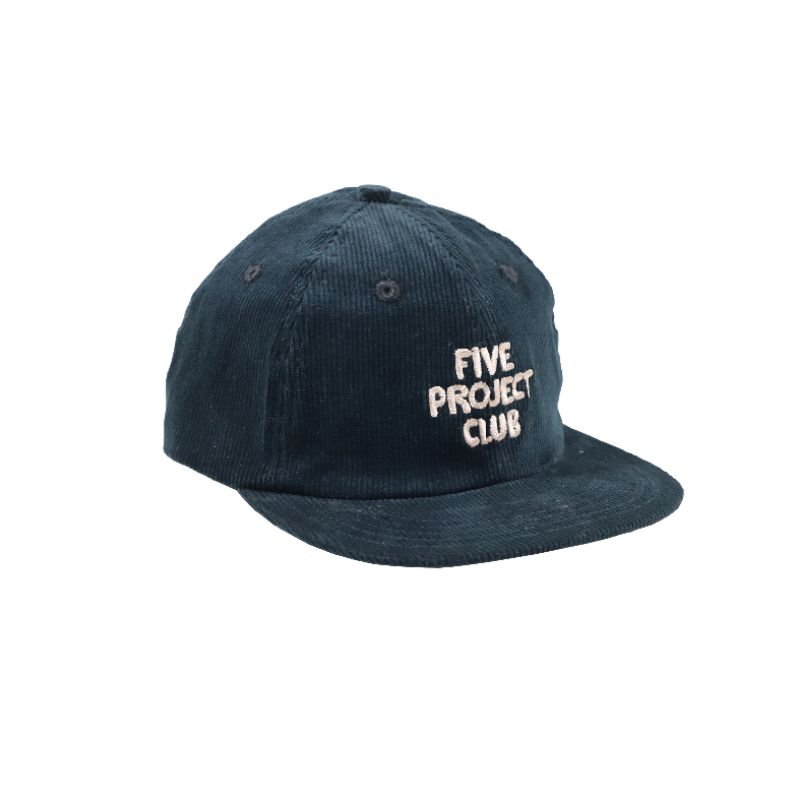 Five Project Six Panel Hat dark Navy Corduroy