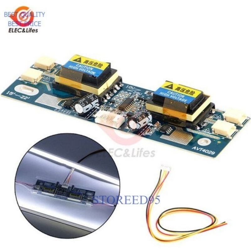 Inverter Backlight LCD CCFL 4 Lampu layar Monitor TV