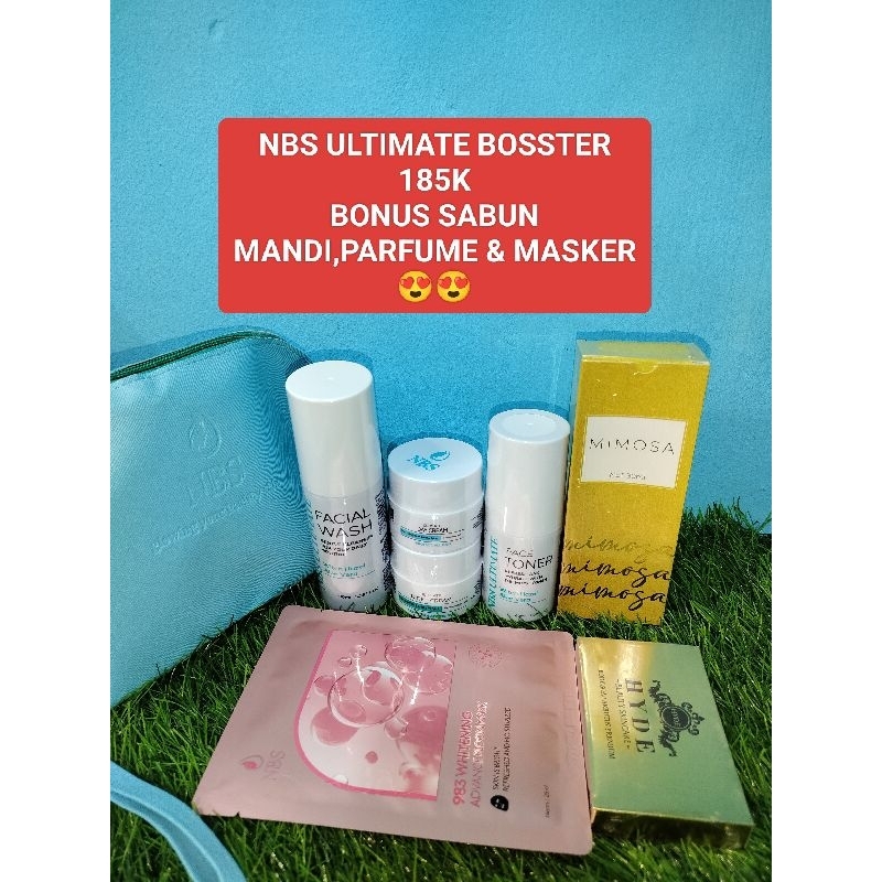 NBS ULTIMATE BOOSTER NONIAYI 9X LEBIH CEPAT HEMPAS FLEK HITAM DAN KULIT SUSAH PUTIH