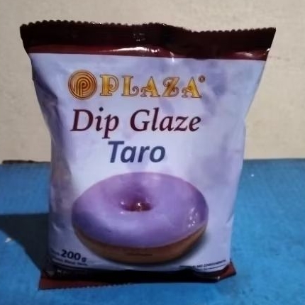 

plaza glaze kemasan super ekonomis 200gr rasa taro