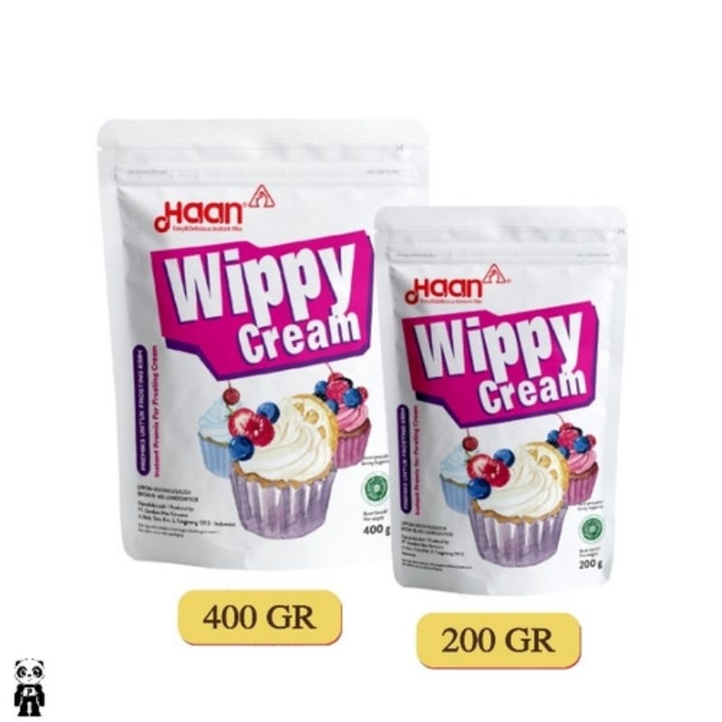 

Haan Wippy Cream Whipped Cream Whip Cream Bubuk 200g & 400g