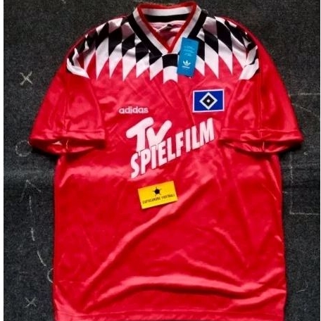BAJU JERSEY HAMBURG SV RETRO 1994 1995 1996 1997 95 96 97 94 AWAY