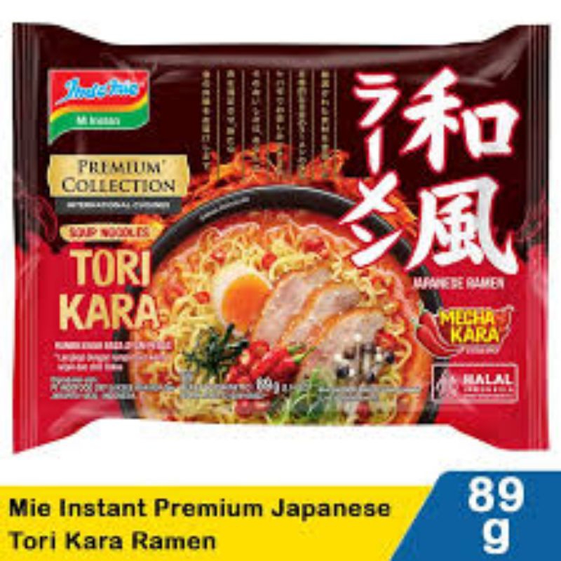 

INDOMIE Premium RAMEN SERIES rasa TORI KARA dan TORI MISO