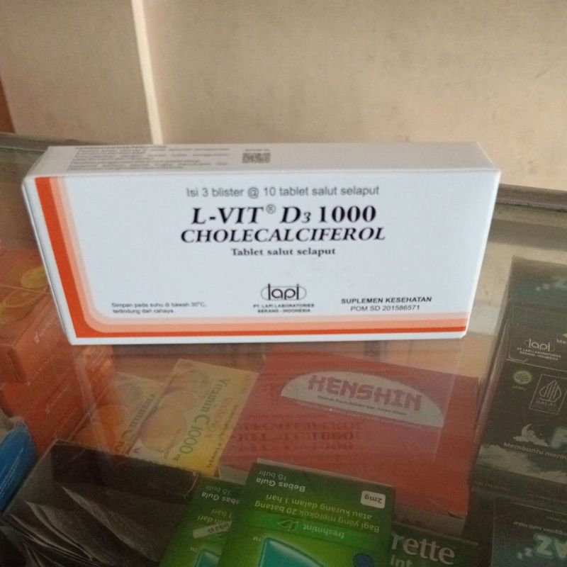 L vit D3 1000 isi 10 tablet