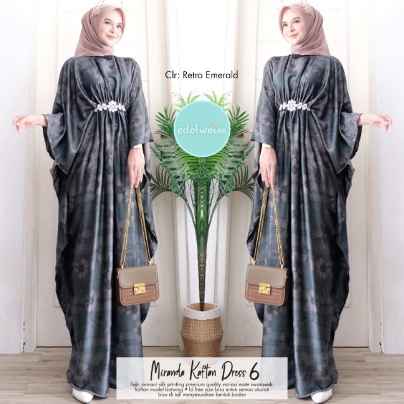 MIRANDA KAFTAN DRESS #6 BY EDELWEISS| KAFTAN LIMITED EDITION TERBARU| KAFTAN TERLARIS| DRESS MUSLIM 