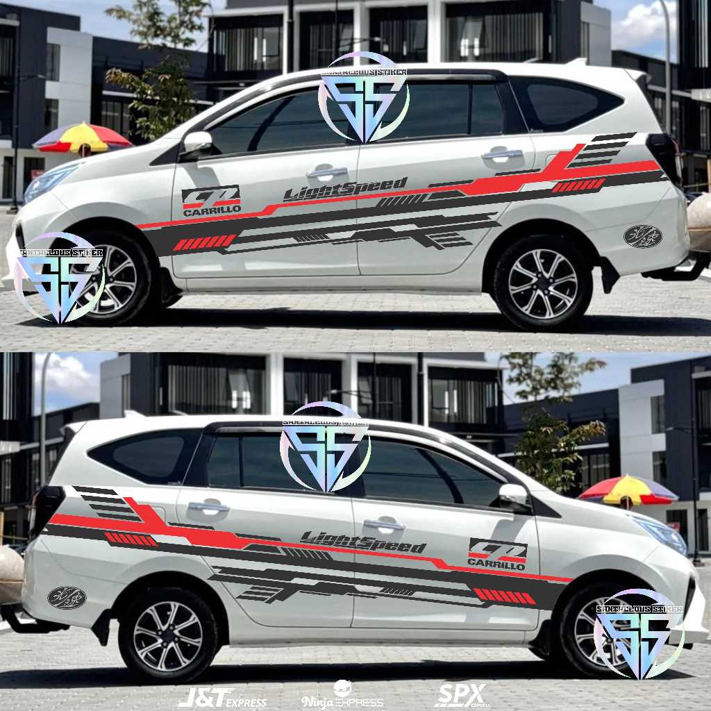 stiker mobil sigra sport cutting varisai mobil sigra calya xenia