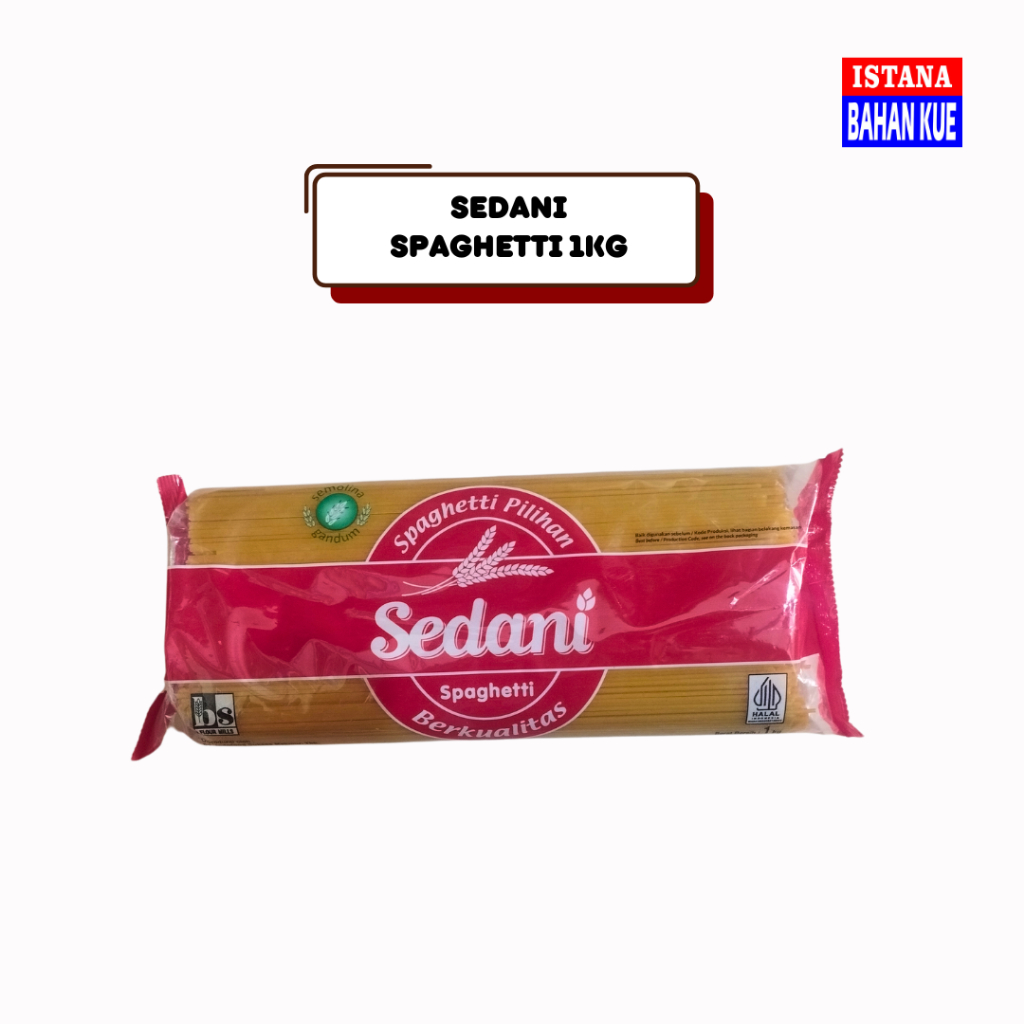 

SEDANI pasta makaroni pipa spiral kerang 1kg | SEDANI spaghetti 1kg