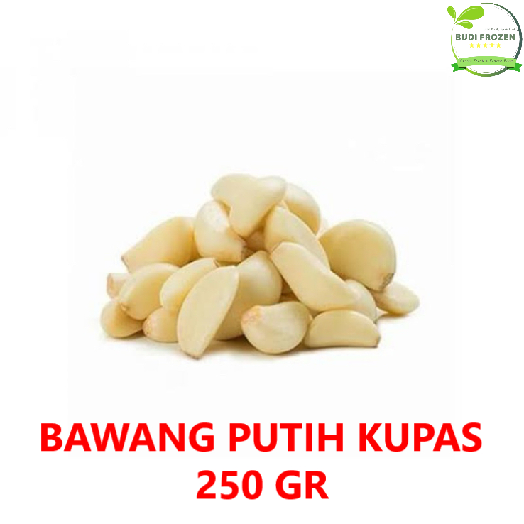 

BAWANG PUTIH KUPAS - 250 GR