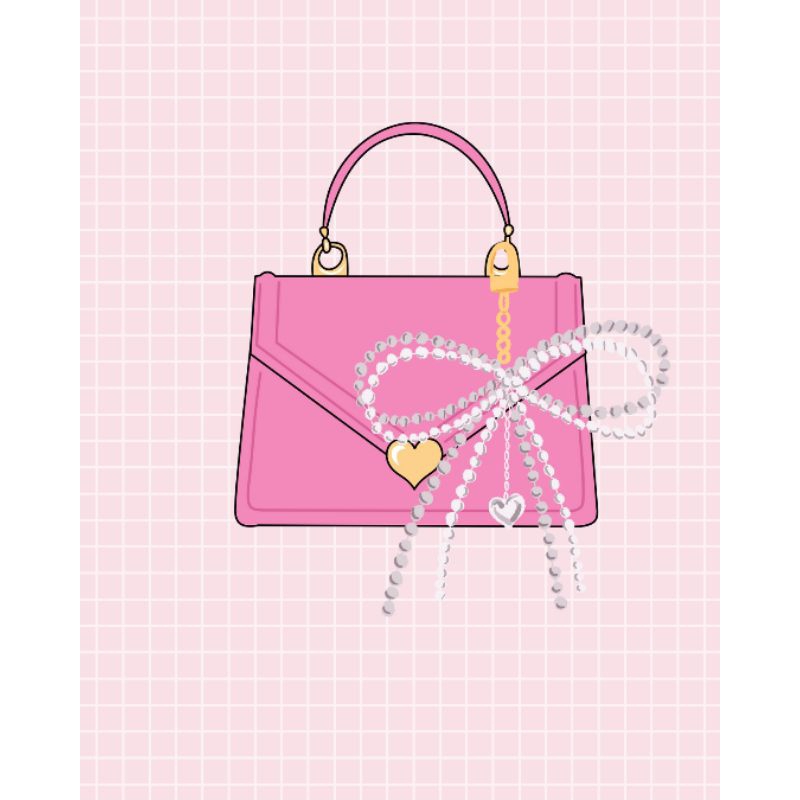 Eta Bag Charm Akrilik Sanrio