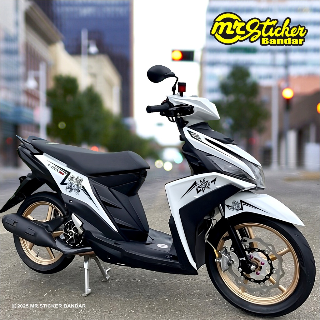 Stiker Transparan UV Mio M3 Decal Striping Mio M3 / Mio Z / Mio 125 Aksesoris Sepeda Motor Mio M3