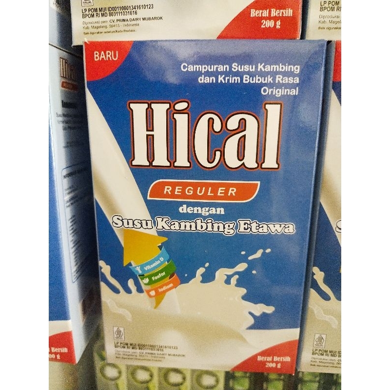 

susu kambing etawa bubuk 200 gr hi cal