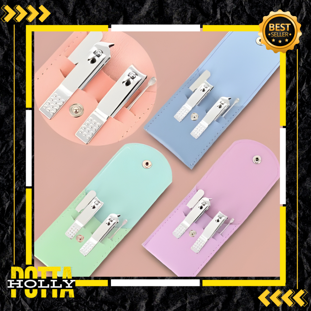 POTTAHOLLY Gunting Kuku Set 4in 1 / 4in1 Nail Set Manicure Pedicure / Perawatan Kuku / Nail Art