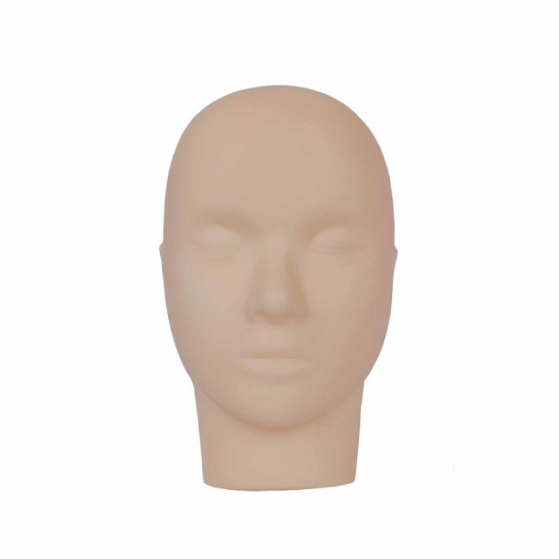 Patung Kepala Head Mannequin Manequin Manekin Silikon Latihan Kursus Belajar Eyelash Eye Lash Extens