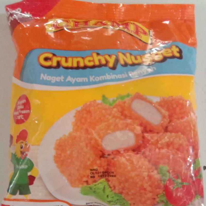 

CHAMP naget ayam kombinasi renyah Crunchy Nugget 225 gram