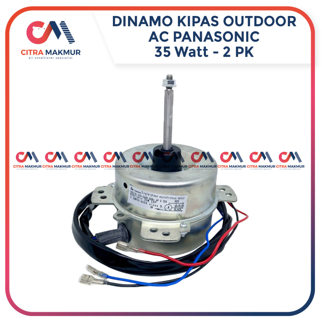 Dinamo Fan Motor Outdoor AC 2 Pk LG Panasonic 35 Watt YYD Putaran Kanan Mesin Kipas Putar CW
