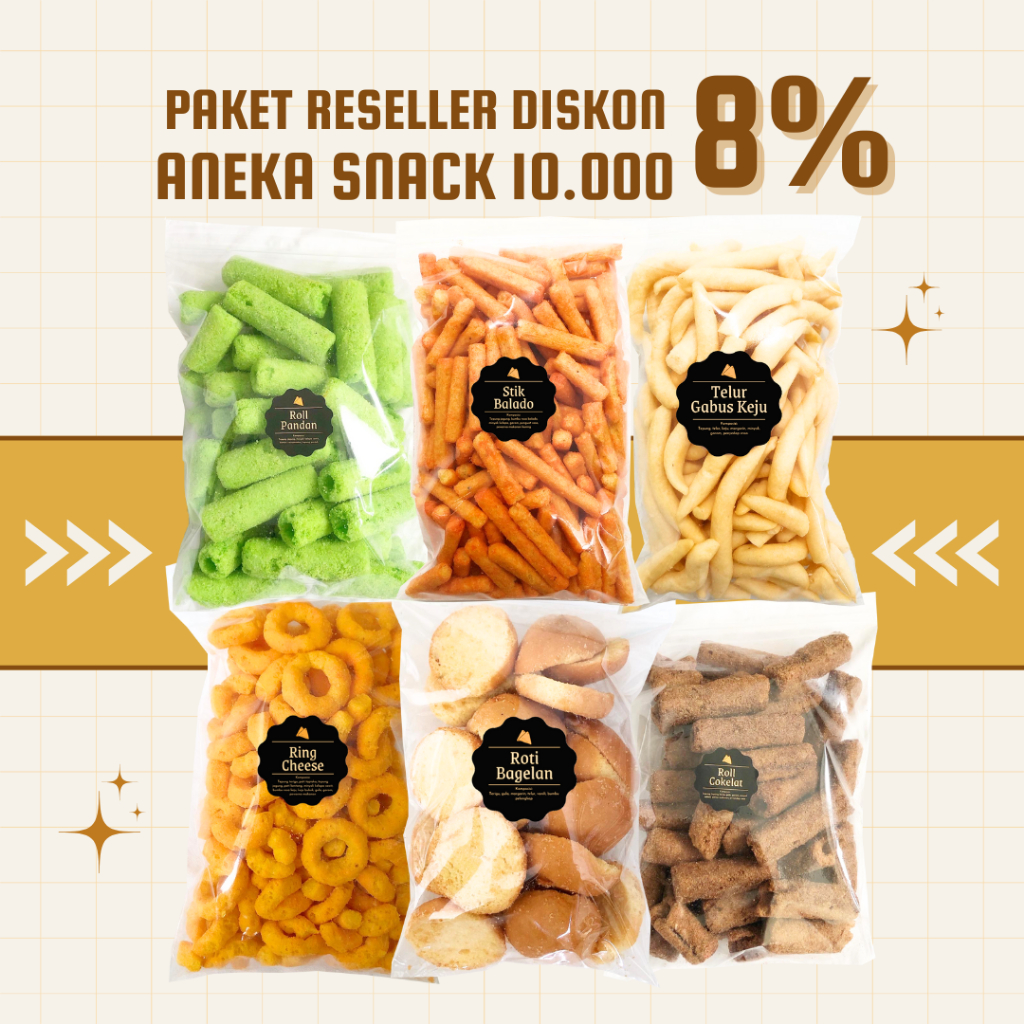 

[DELISH SNACKS] Paket Reseller Snack 10 Ribuan isi 12pcs / Cemilan Camilan Pedas Asin Gurih Manis