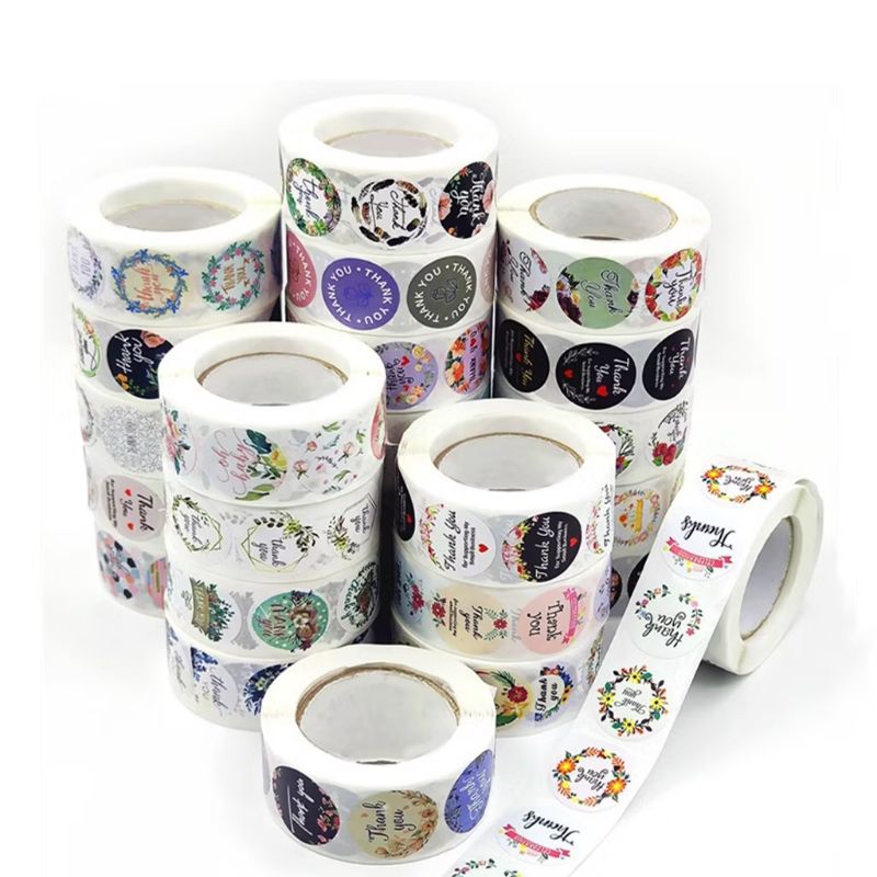 

1 roll (500 pcs) Stiker Label Tulisan Thank You For Your Order I Stiker Packing I