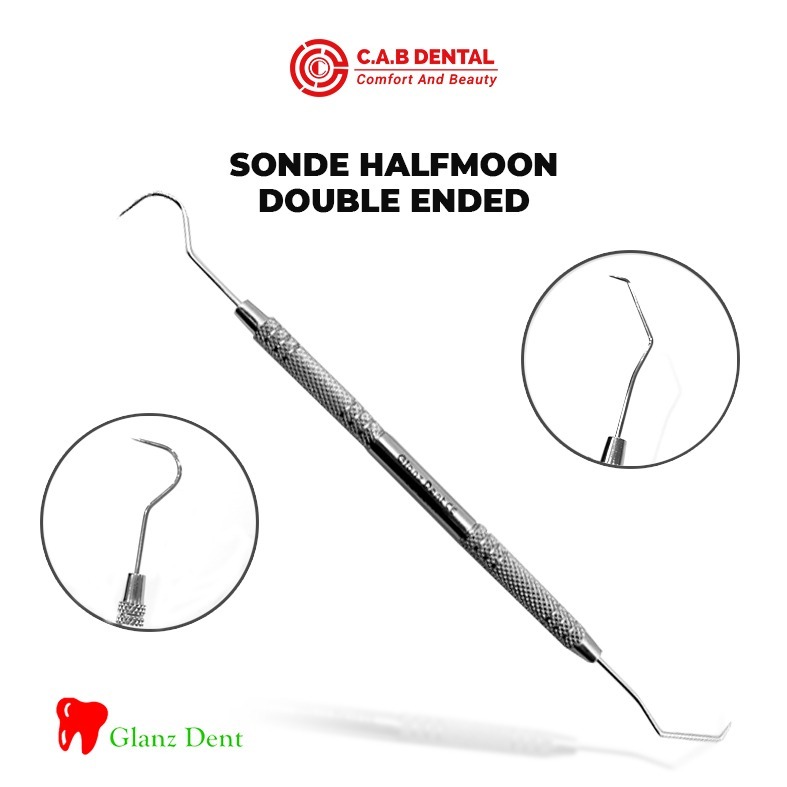 GLANZ SONDE HALFMOON / DENTAL SONDE GIGI HALFMOON