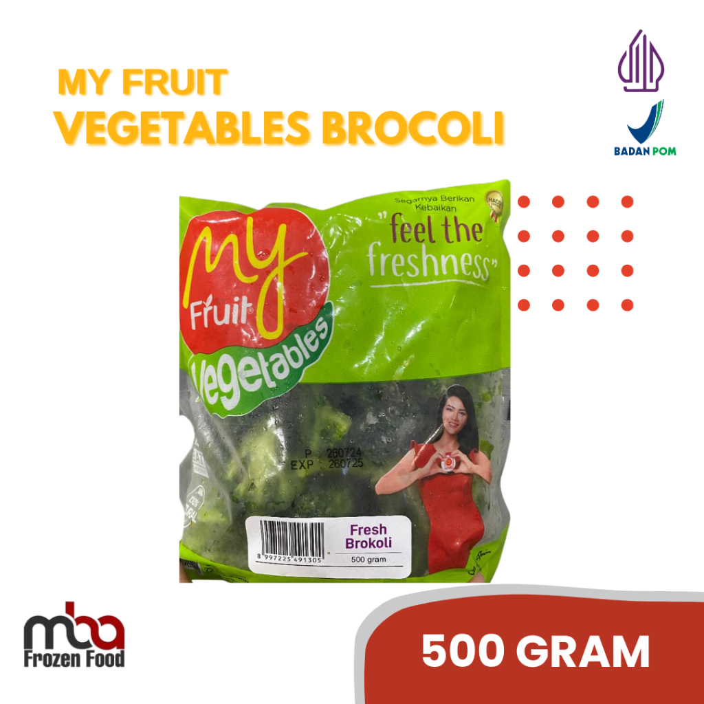 

My Fruit Vegetables Fresh Brocoli / Brokoli 500 Gram /Soup /Sayur /Sayurbeku /Capcay /Wortel /Brocoli /Kacangpanjang /Tumis /Sayurbeku /Hijau /Masakan