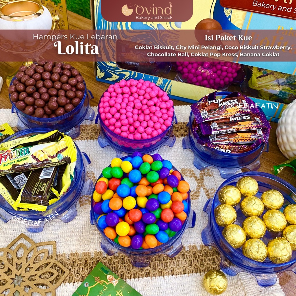 

PROMO!! PARCEL KUE LEBARAN PAKET COKLAT LEBARAN OVINA / KUE KERING LEBARAN