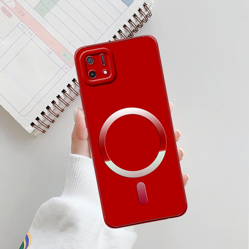 Softcase Pro Camera Case Hp OPPO A16E / A16K Fashion Softcase Case MAGSAFE TOMBOL Terbaru  - Untuk P