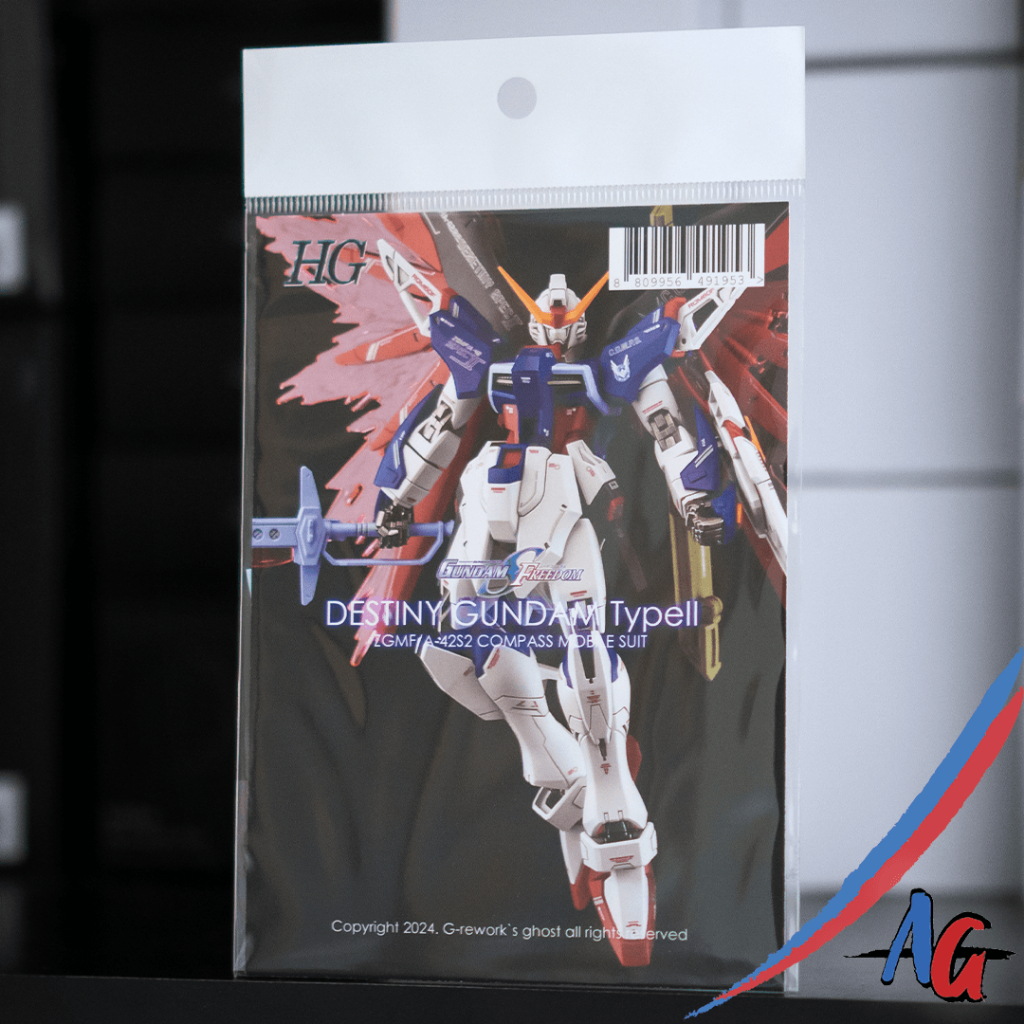 G-Rework HG Destiny Gundam Water Decal Sticker