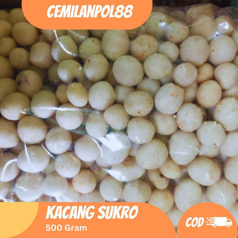 

KACANG SUKRO 500 GRAM | CEMILAN GURIH DAN RENYAH | CEMILANPOL88
