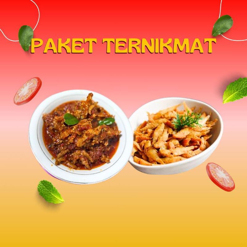 

PAKET TERNIKMAT (OSENG MERCON CEKER TANPA TULANG DAN WADER CRISPY) 400g