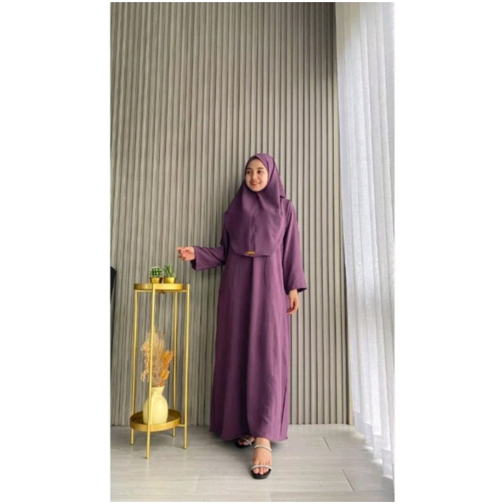 MURAH ABAYA SET BERGO/GAMIS SET HIJAB/GAMIS CRINKLE