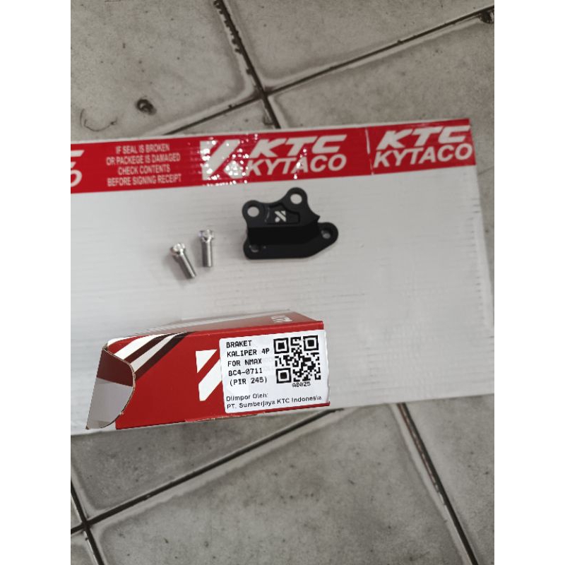 breket kaliper nmax  245mm 4 piston ktc kytaco  4 piston bremb breket nmax piringan 245 ktc kytaco b