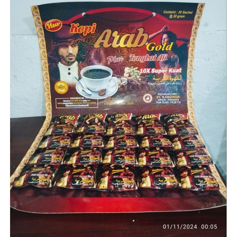 

kopi arab hanger isi 20 sachet
