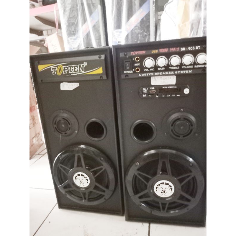 speaker aktif bluetooth SB608BT ukuran 6 inch