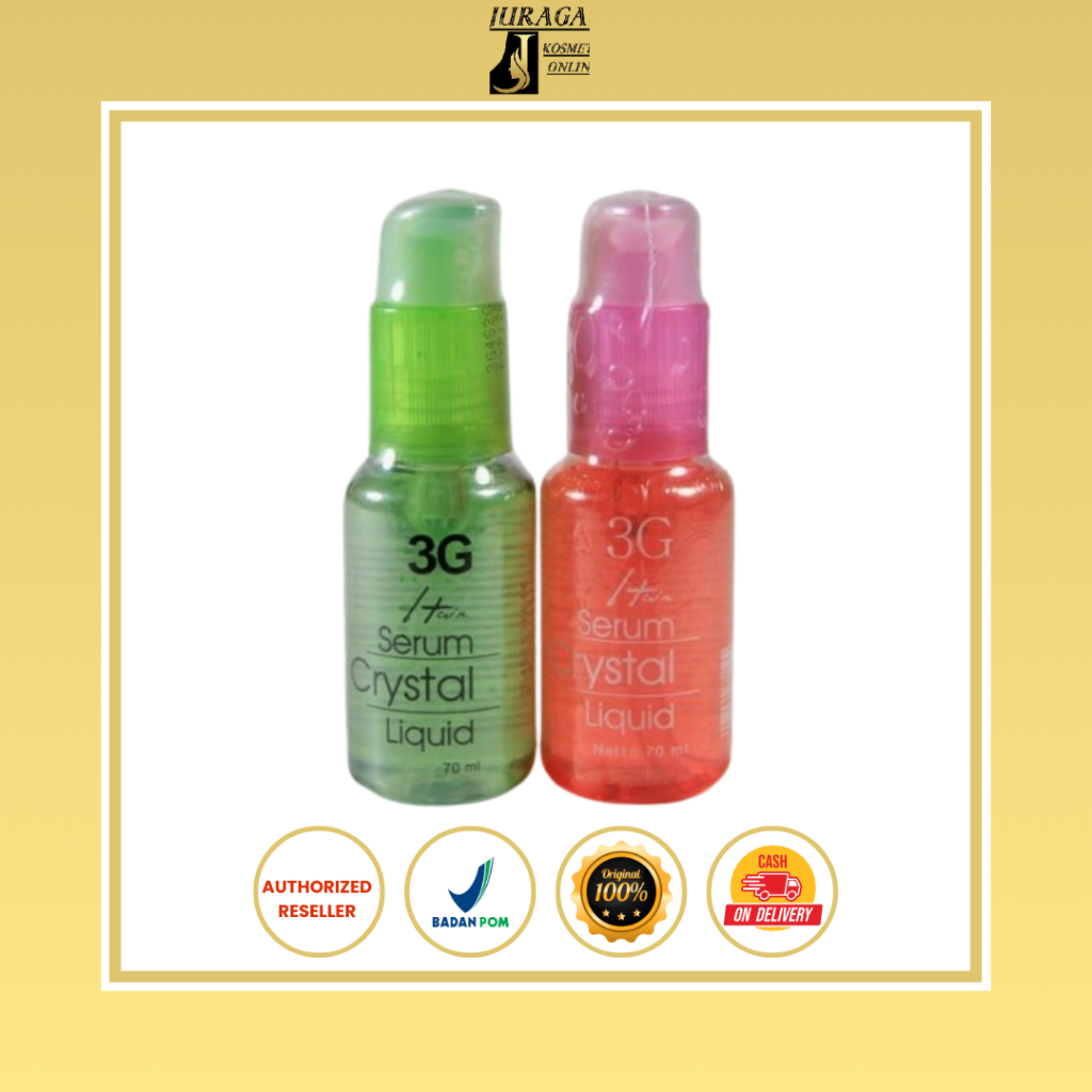 3G Hair Serum Crystal Liquid Vitamin Rambut 70ML