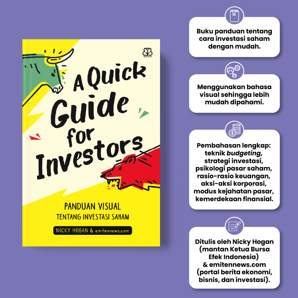 [Mizan] A Quick Guide for Investors : Panduan Visual Tentang Investasi Saham - Nicky Hogan