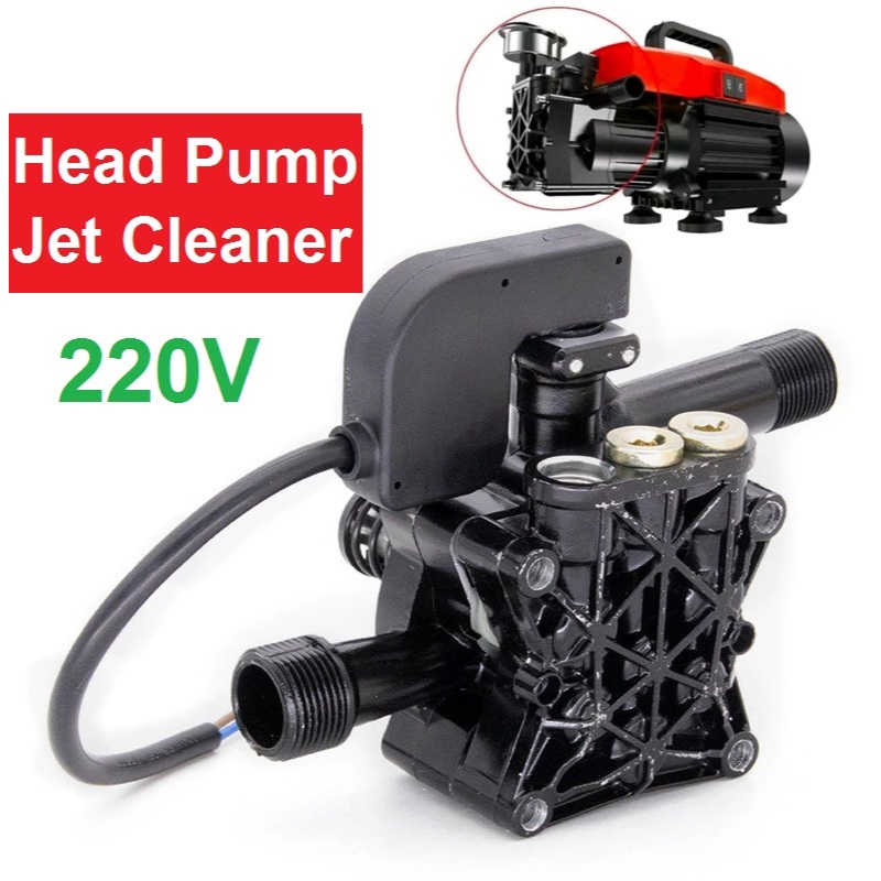 Head Pump Jet Cleaner Kepala Pompa Mesin Pressure Washer Cylinder Head Pump High Pressure Universal 