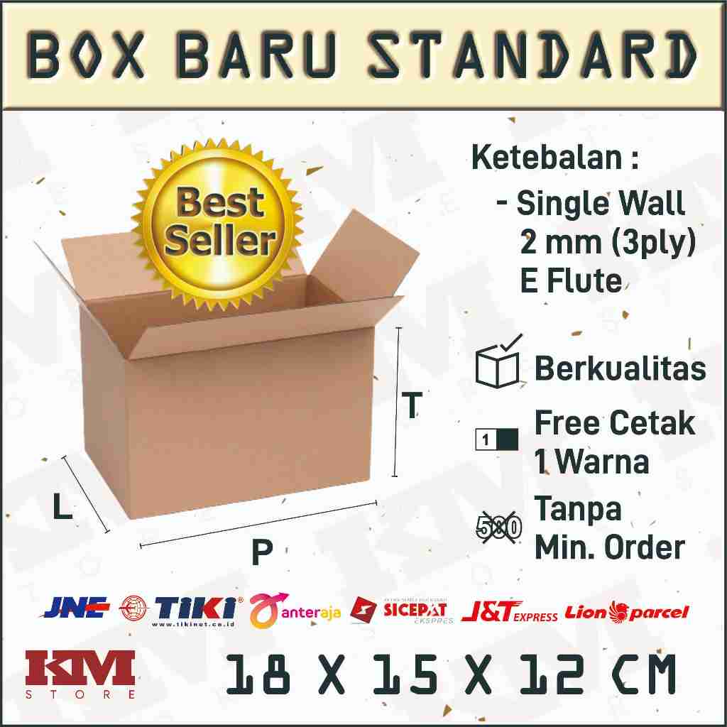 

KARDUS PACKING KECIL 18x15x12CM 10PCS BOX POLOS BOX HAMPERS BOX PAKET BOX SHOPEE FREE CETAK LOGO