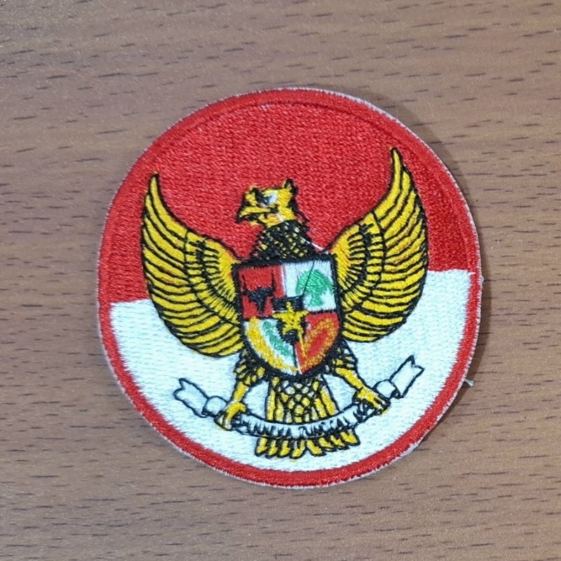 logo bordir garuda, bagde garuda