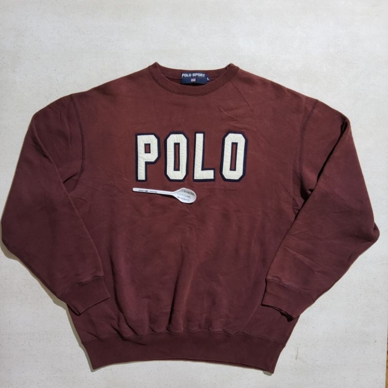 POLO SPORT Ralph Lauren crewneck vintage 90s  size L