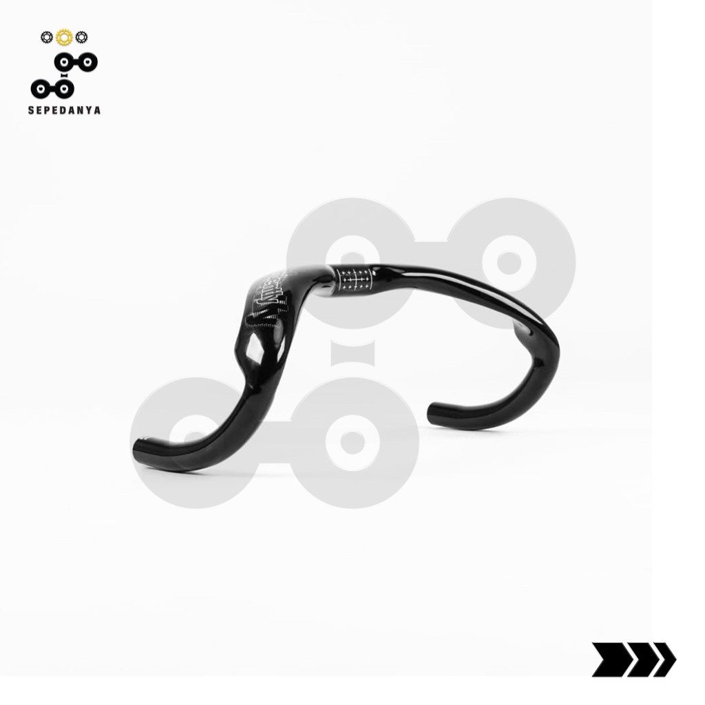 Ardently CF-One Carbon Trackbar Dropbar Track Drop Handle Bar Handlebar 370mm 385mm 370 385 mm Seped