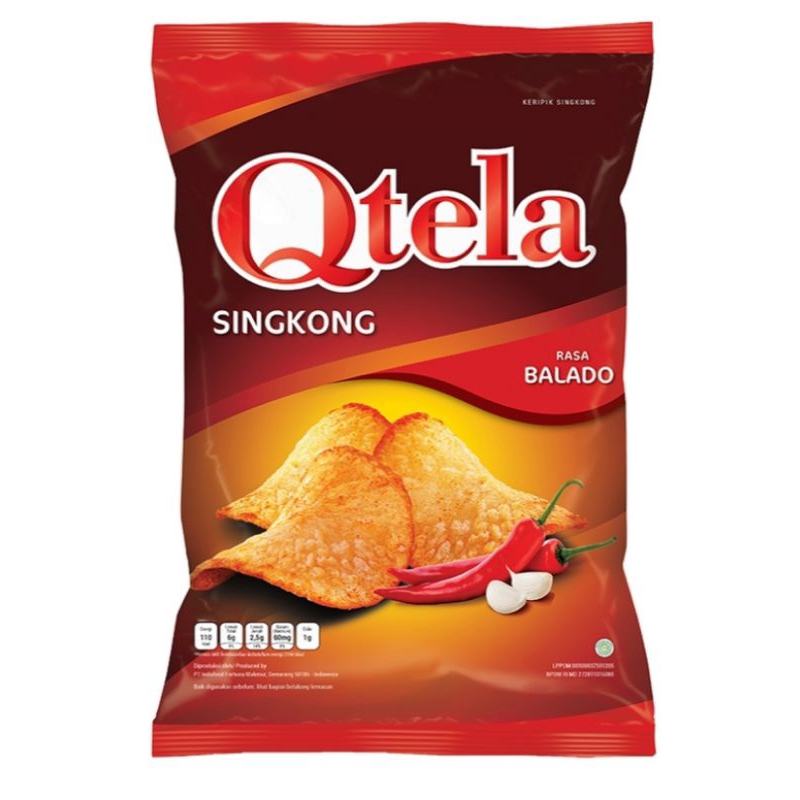 

Qtela Keripik Singkong Balado 175 g