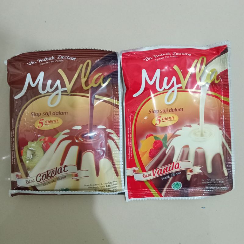 

MY VLA NUTRIJELL RASA VANILA DAN COKELAT 1 SASET @ 60 gr - HARGA GROSIR