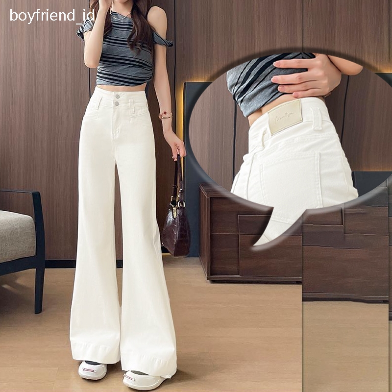 Celana Cutbray Jeans Wanita Celana Panjang Putih Wanita Celana Kulot Jeans Wanita Celana Jumbo