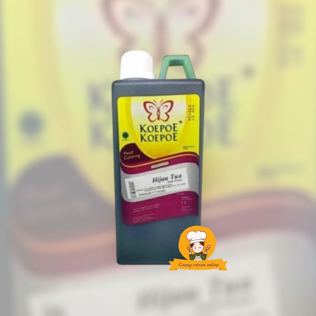 

koepoe-koepoe pewarna hijau tua 1 ltr