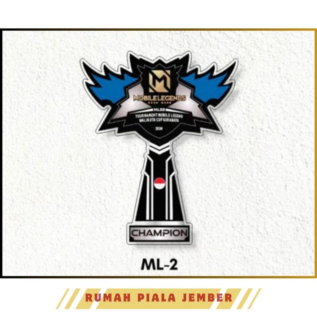 Piala Mobile Legend Plakat Mobile Legend Akrilik Custom Plakat E sport
