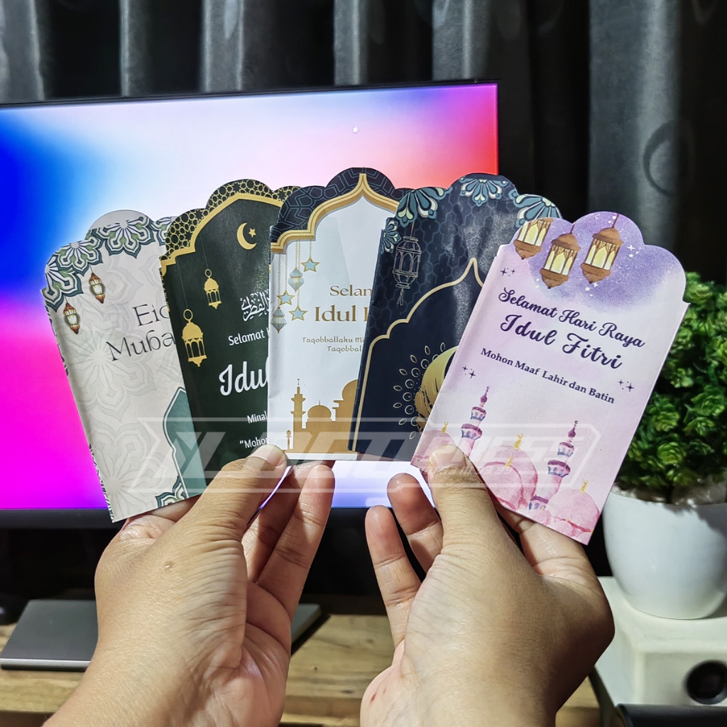 

[ 1 Pack isi 10 ] AMPLOP Lebaran 2025 Unik Aesthetic, Medium Muslim 7x11 cm