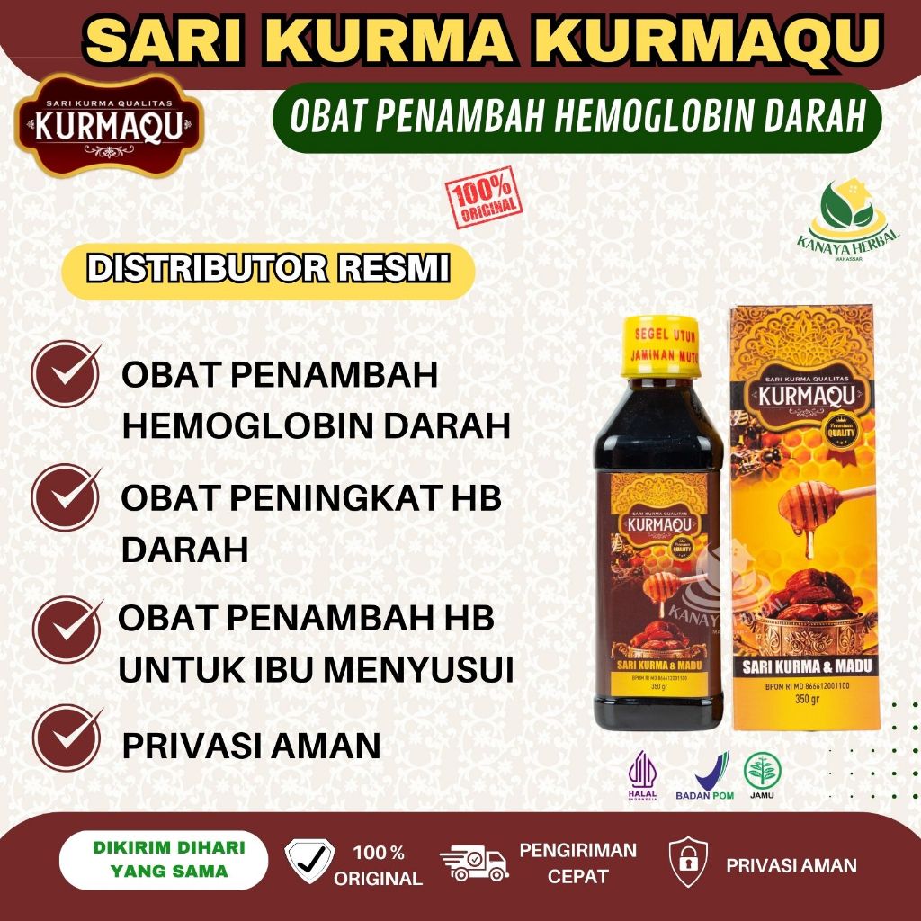 [COD] Obat Penambah Hemoglobin Darah /  Peningkat HB Darah /  Penambah HB Ibu Menyusui - KURMAQU