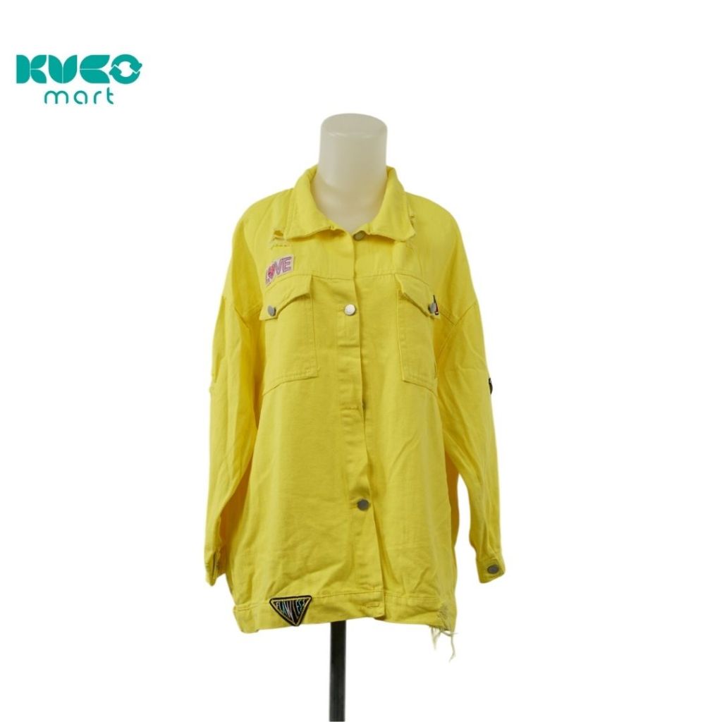 Jaket Kuning Wanita Unik